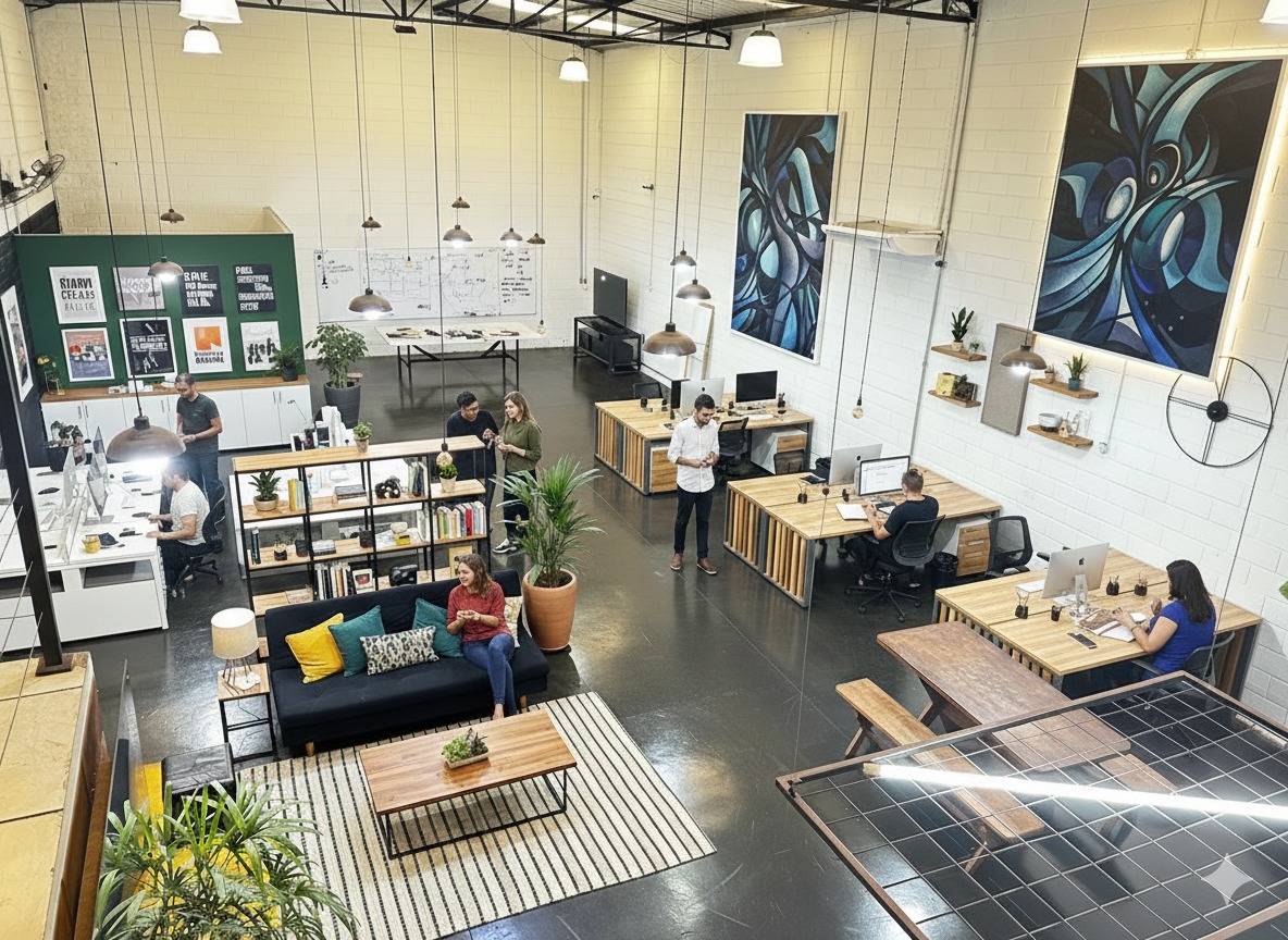 Escritório ATUO - Espaço colaborativo de trabalho